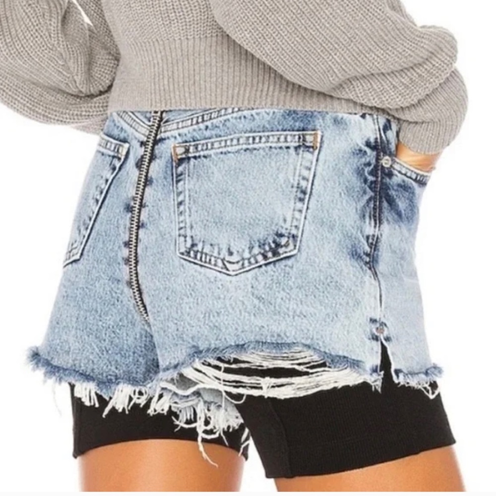 Alexander Wang zipper shorts size 25